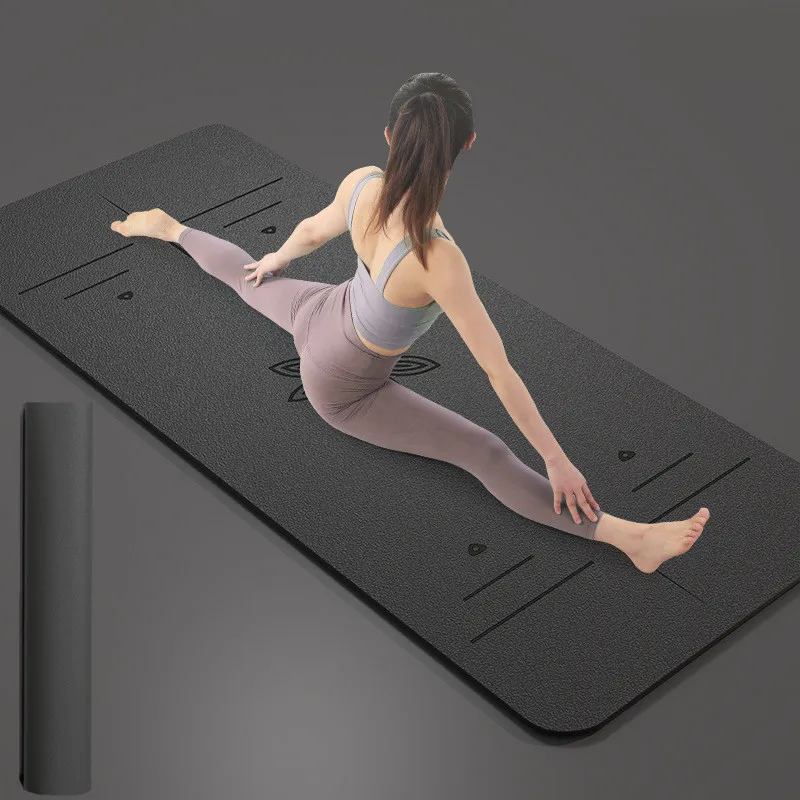 Yoga Mat Fitness Accessories Exercise Folding Nonslip Rubber Floor Thick Gymnastics Meditation Sports Carpet For Beauty-health