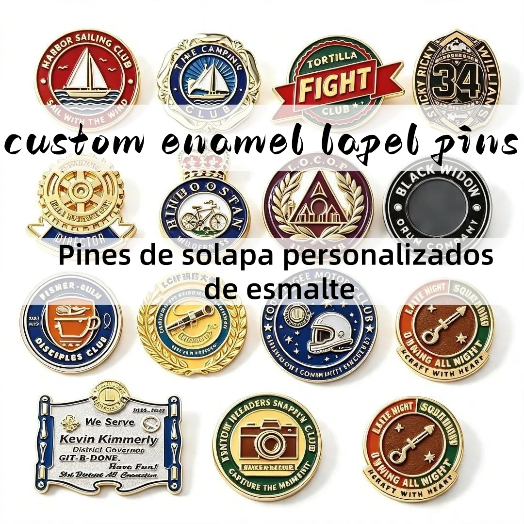 Custom Badge Hard Enamel Zinc Alloy Metal Lapel Pin 3D Embossed Custom Logo Brooch For Suit Hat Free Design