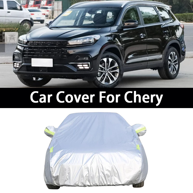 

Car Cover Waterproof Dustproof UV Protective Covers For Chery Tiggo 3 5 7 8 eQ1 Arrizo 5 8 GX iCar OMODA 5 E2 TX FV2030