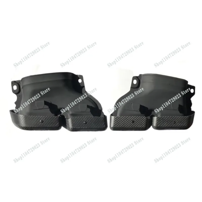 Carbon Fiber Black Exhaust Tip Pipe for W222 W212 W205 R231 W218 S65 S63 E63 GLE/GLC/C Class