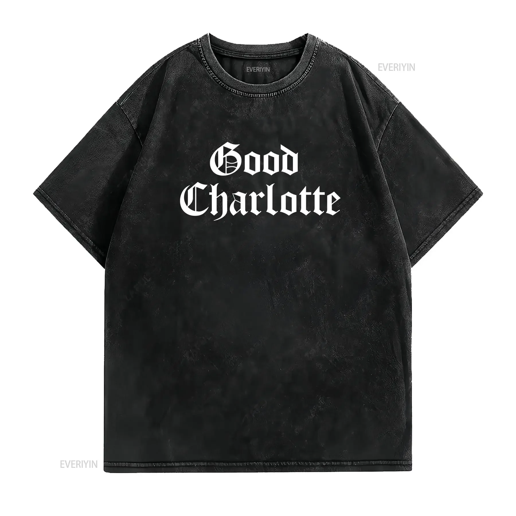 GOOD CHARLOTTE new T SHIRT sizes S M L XL XXL colours black white vintage Washed Soft fashion Unisex Stretched streetwear