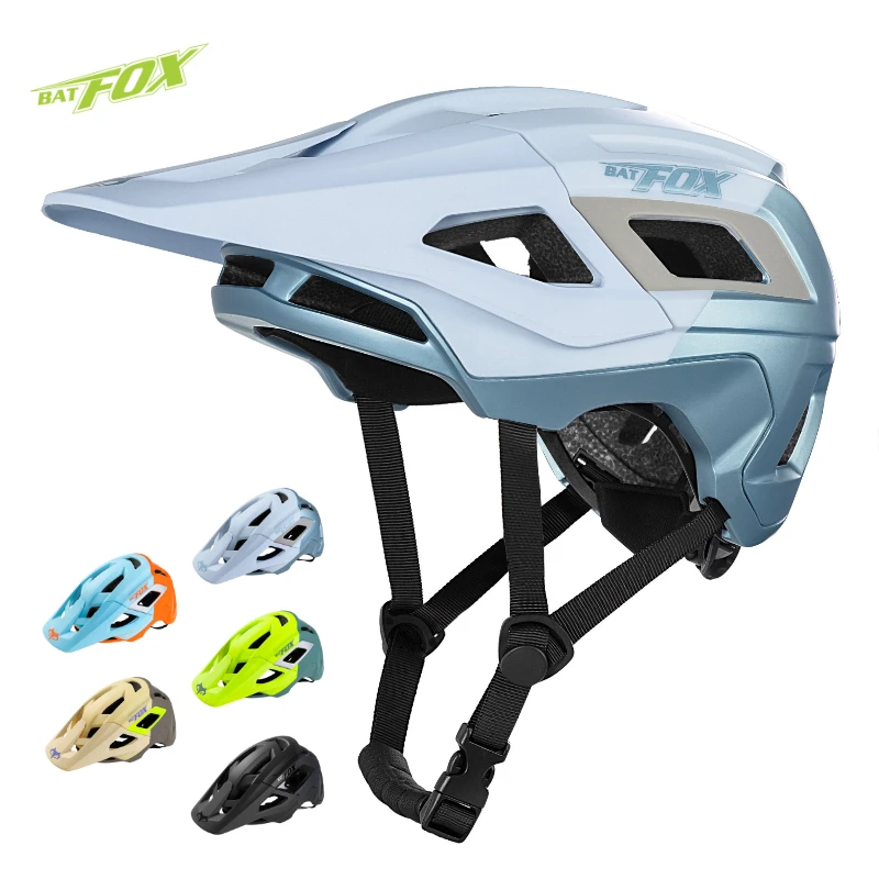 

BATFOX PC+EPS Material Mountain Bike Helmet Ultralight Racing Bicycle Helmet Unisex Down Hill Off-road Mountain Cycling Helmet