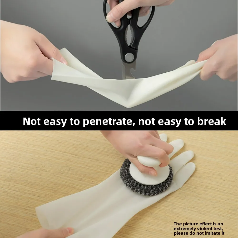 Puncture-resistant Nitrile Gloves Durable New-material Gloves Anti-wear Gloves for Kitchen Dishwashing Cleaning & Laundry Tasks