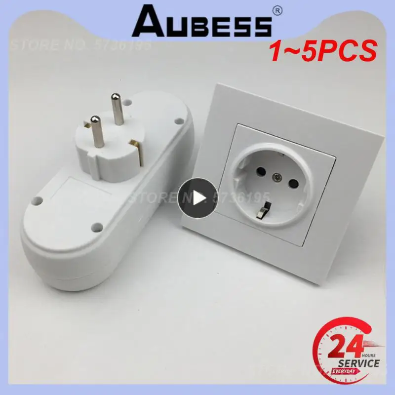 1 ~ 5 шт. немецкий переходник с 1 на 3 варианта розетки адаптер для домашней дорожной розетки с 16 А/250 В на 16 а/250 В настенные розетки