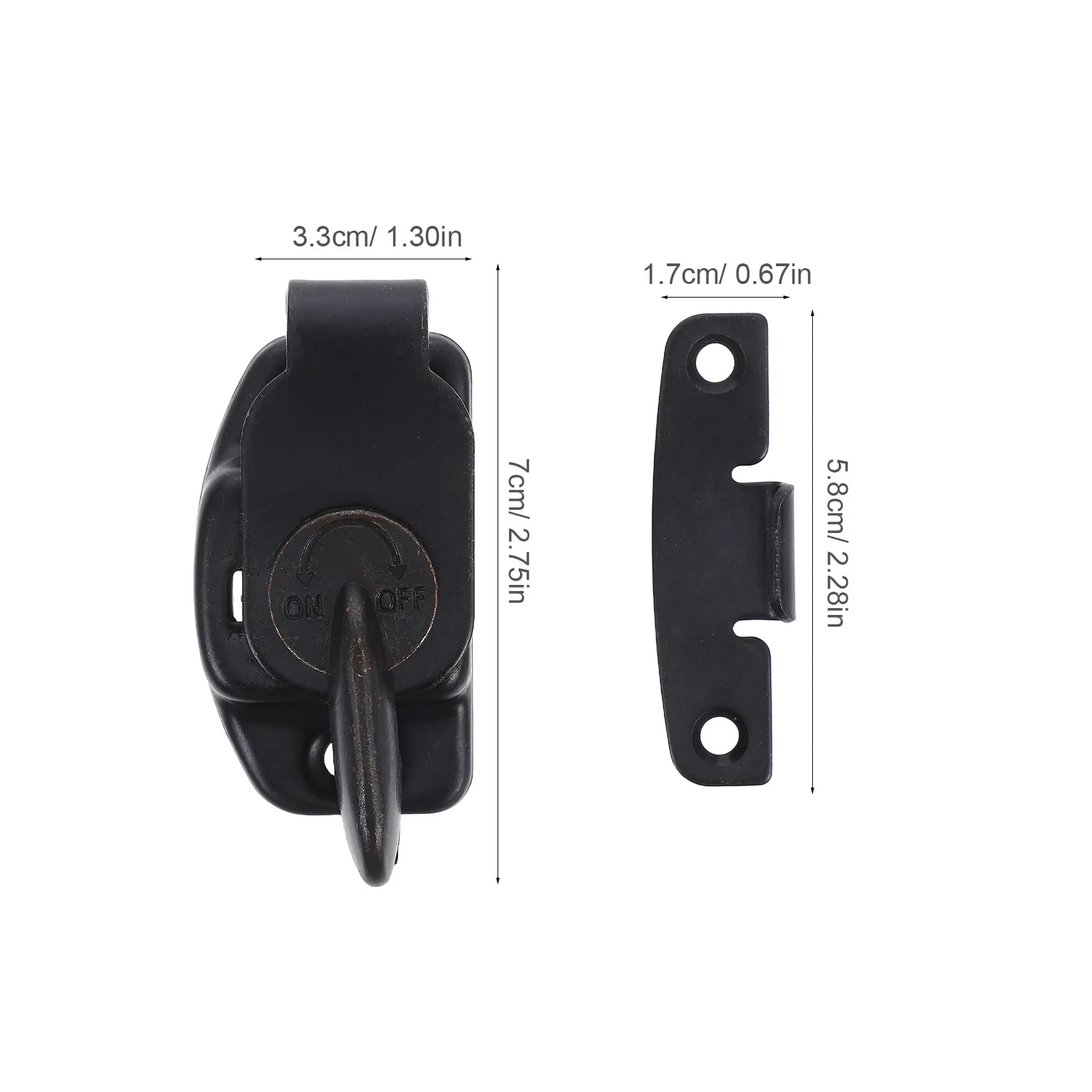 Iron Table Locks Dining Table Buckles Connectors Black Hardware Accessories Screws Furniture Connectors