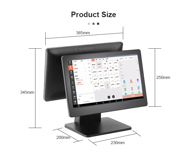 15.6 Inch POS Retail Software Management System Android/Win Support for Grocery Retail Stores Restaurants Supermarkets