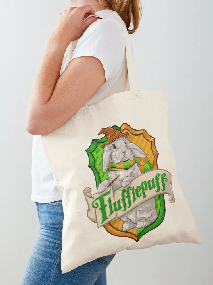 

Flufflepuff Tote Bag Portable shopping bag hand bags tote bag men Handbags