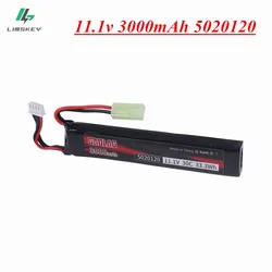 11.1v Lipo Battery for Water Gun Airsoft 11.1V 3s 3000mAh 30C 5020120 Battery for Airsoft BB Air Pistol Electric Toys Guns Parts