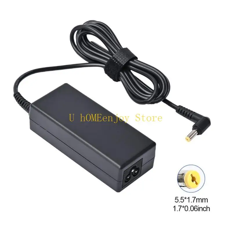 B0KF MultiUse AC100 240V to DC12V 3.42A Power Adapter for Laptops Various Device