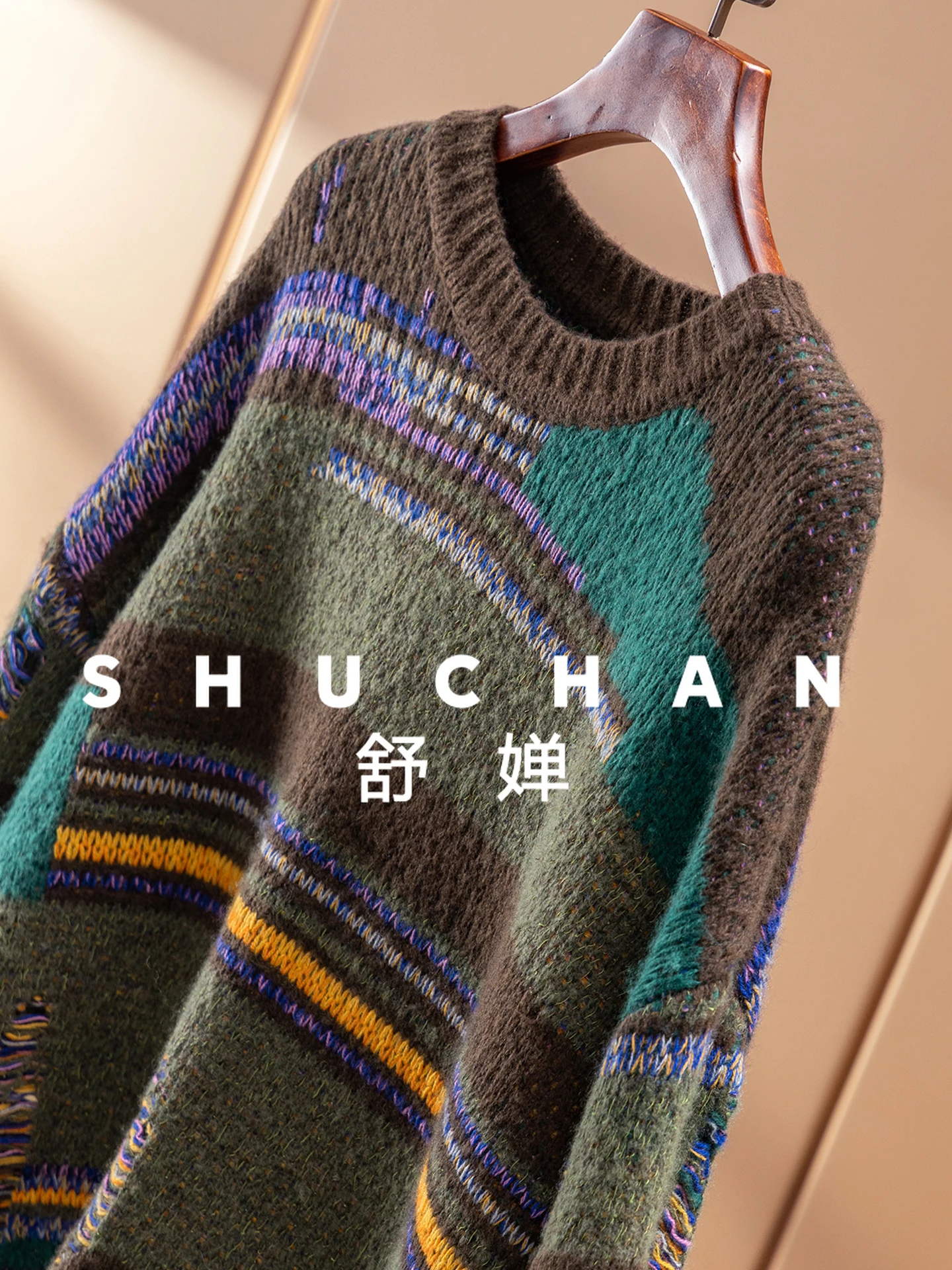 Vintage Designer Silk Wool Cashmere Long-sleeved Sweater Women's 40F2  Blusa Inverno Feminina Pulls Sueter Mujer