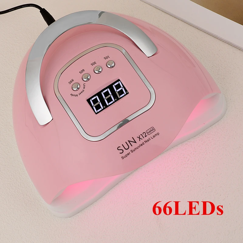 

280W SUN X12MAX Professional Nail Drying Lamp For Nails UV Light Gel Polish Manicure Cabin Led Lamps Nails Dryer Machine