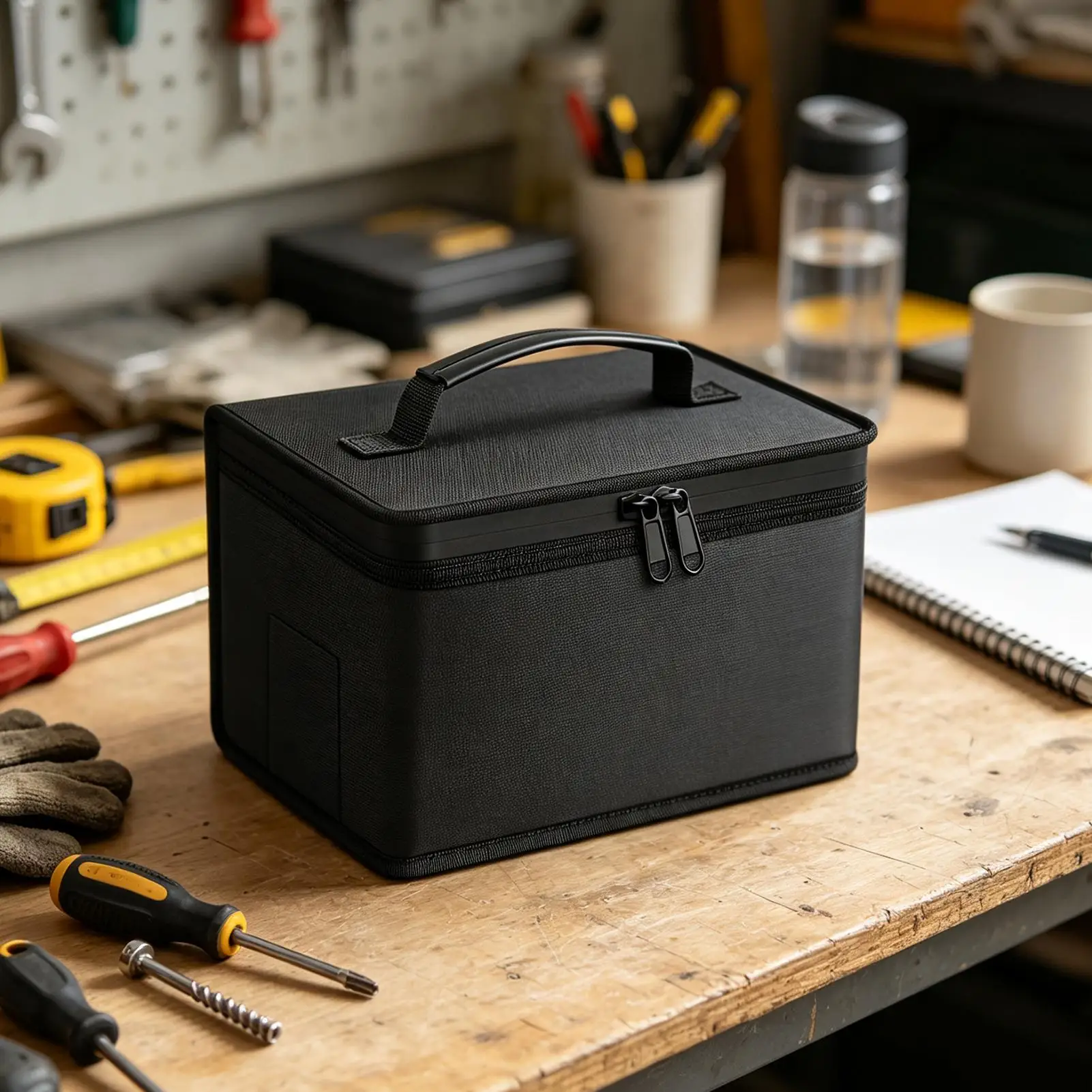 Fireproof Lithium Battery Storage Box 5200F Fireproof Power Protection Holder Pouch Lithium Battery Safety Storage Bag For