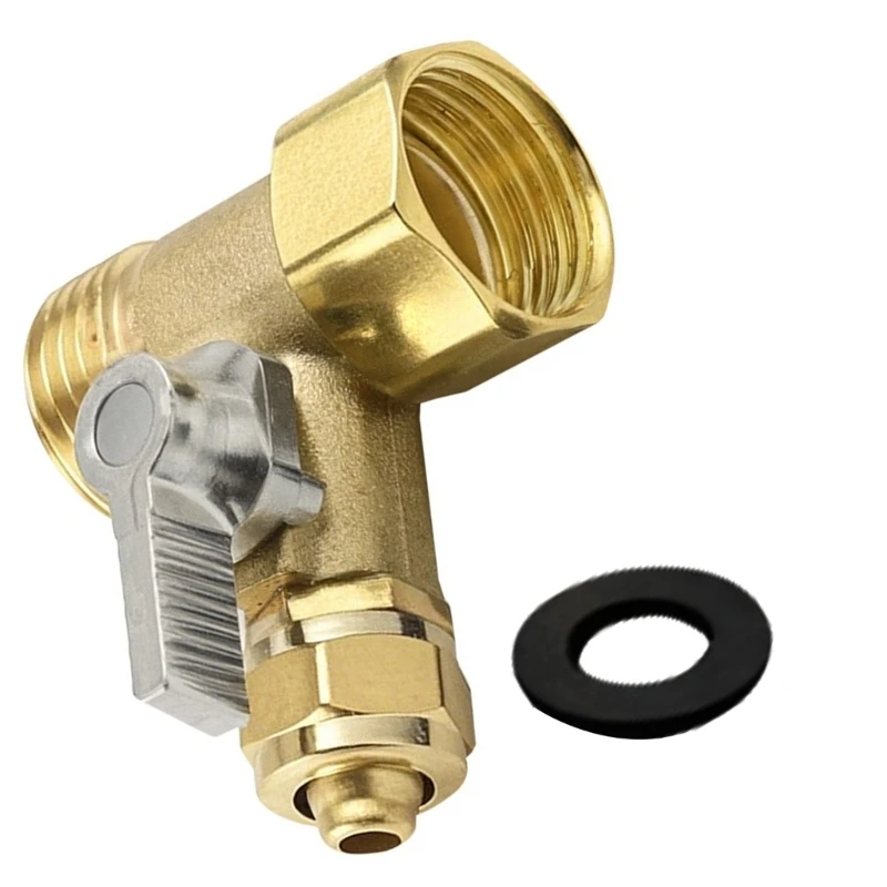J2HB Universal Brass Inlet Control Valves with Triple Port Designs Simple Installs For Hassle Pipe Maintenance