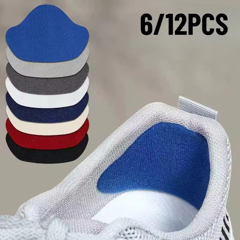6/12PCS Sports Shoes Repair Stickers Patch Heel Protective Cover Adjustable Size Antiwear Feet Pad Cushion Insert Insole