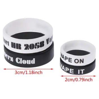 1 pár silikonových rukojetí zastřihovače vlasů/zastřihovače s protiskluzovými gumovými kroužky 8 nejlepší prodej zastřihovač holičství grip supreme - №8