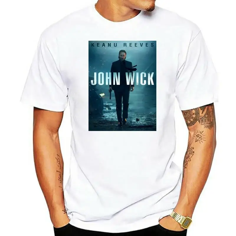 John Wick Keanu Reeves Movie T-shirt Summer Casual Man T Shirt Good Quality Top Tee 2022 Short Sleeve O-Neck