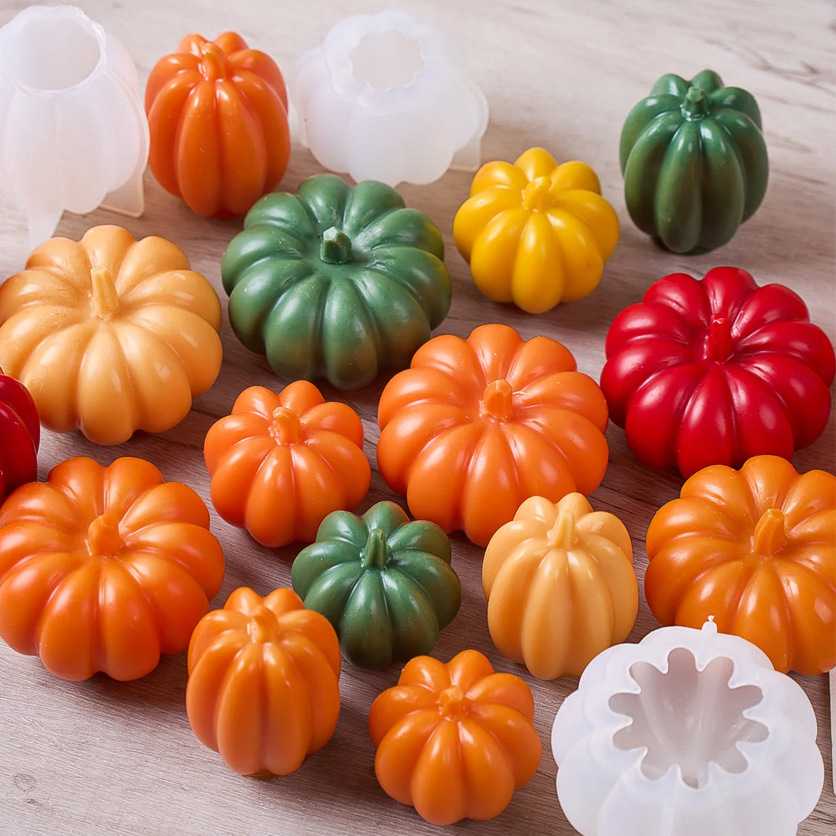 3D Kürbis Kerze Silikon Form DIY Halloween Serie Laterne Dekor Ornament Aromatherapie Kerze, Der Form Handwerk Geschenk Home Deco