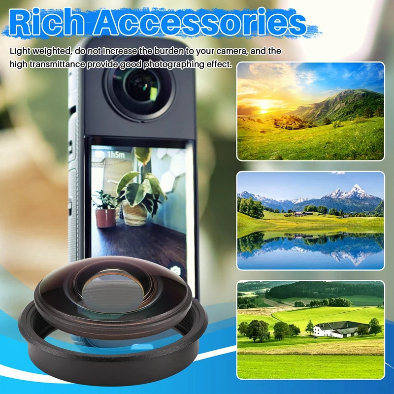 For Insta360 X3 X4 Replacement Lens For Action Camera Repairing Accessories Part