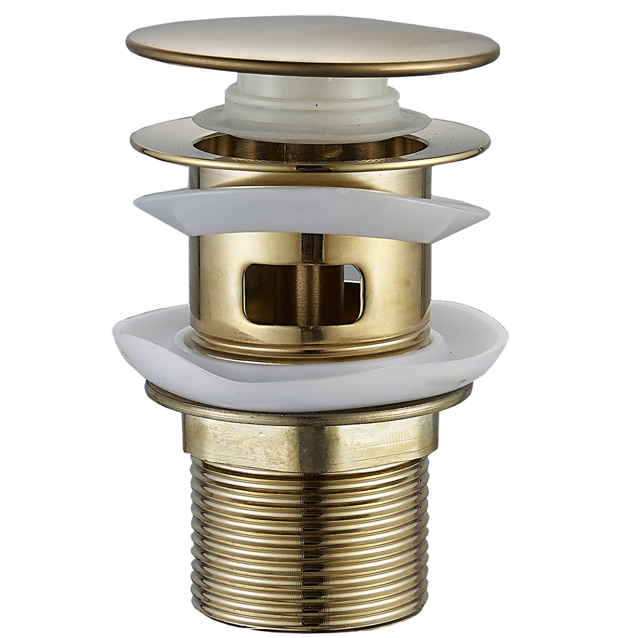 High Quality Solid Brass Gold Brushed Square Unique Bathroom Mixer Single Handle Bathroom Waterfall Basin Faucets
