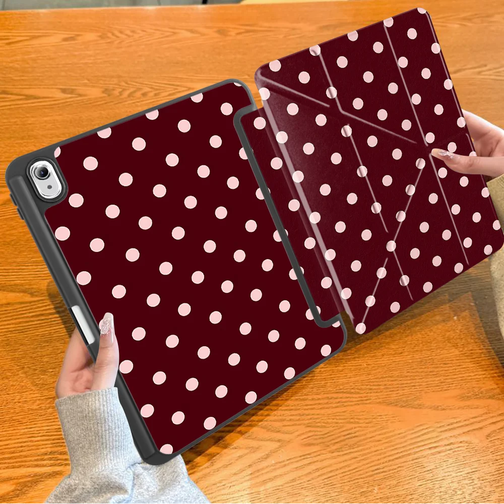 With Pen Slot Cover Tablet Case For Samsung For Galaxy Tab S10+ S7 FE S8 S10 S6 Lite 10.4 inch A11 Plus S9 FE S7+ S8+ 12.4 inch