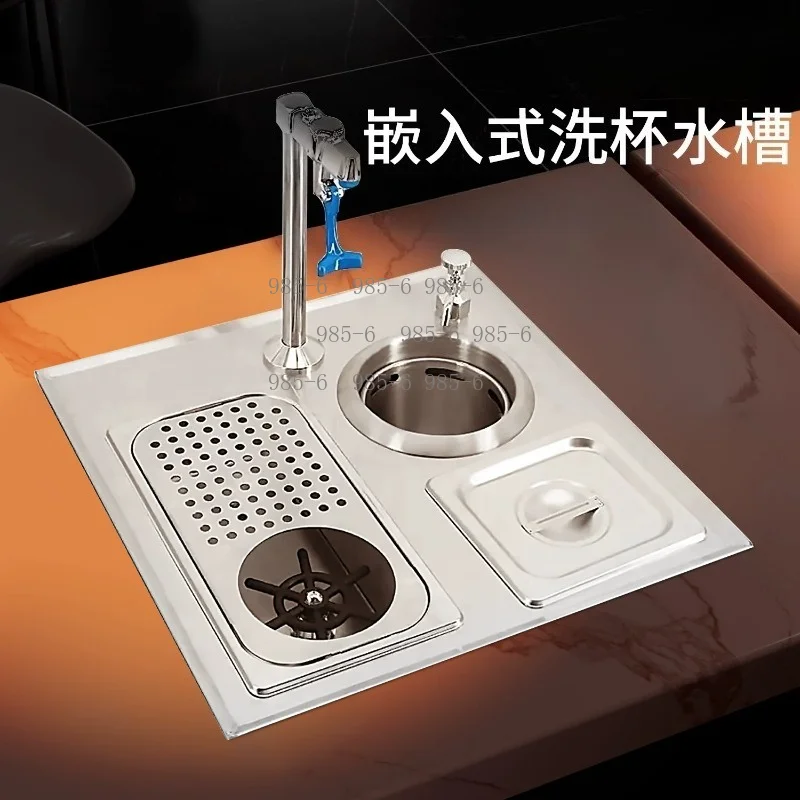 Automatic Glass Washer and Water Jar, Bar Series Faucet Combination for Cafe and Restaurant Kitchen