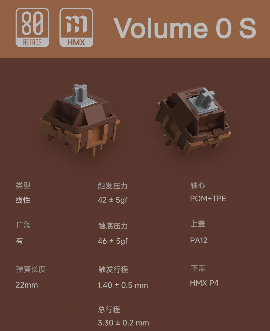 HMX O S Switch O-S Quick Silver Silent Switches Latest Mould 3.3mm Silent Linear Gaming Switches Mechanical Keyboard Custom HMX - view 6