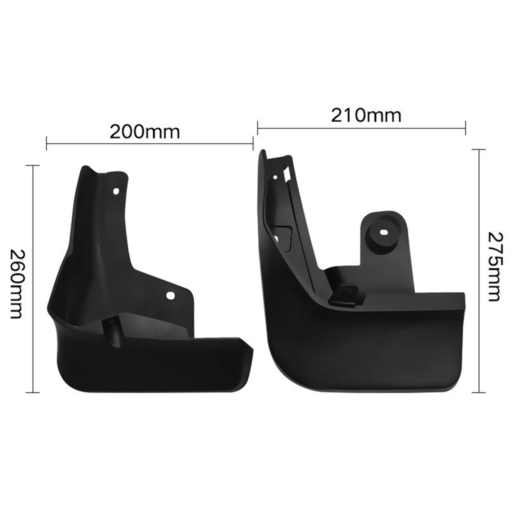 Classy-8PCS Mudflap For Toyota Raize Rocky 2020-2021 Fender Mud Flaps Guard Splash Flap Mudguard Accessories