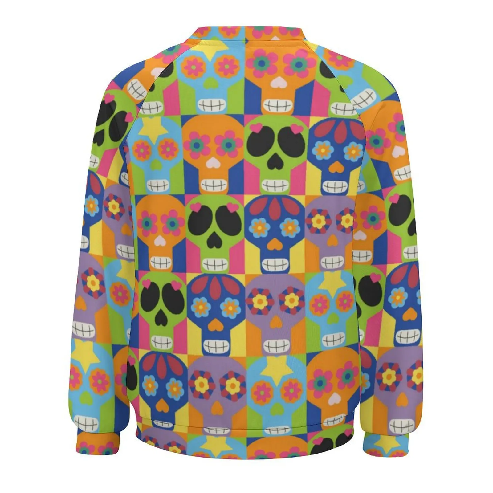 Cute Sugar Skull Casual Hoodies Halloween Party Kawaii Printed Hoodie Winter Long Sleeve Harajuku Oversize Sweatshirts Gift