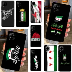 Syrian Revolution Flag Cover For Samsung Galaxy A14 A34 A54 A12 A22 A32 A52 A72 A13 A23 A33 A53 A52S A71 A51 Case