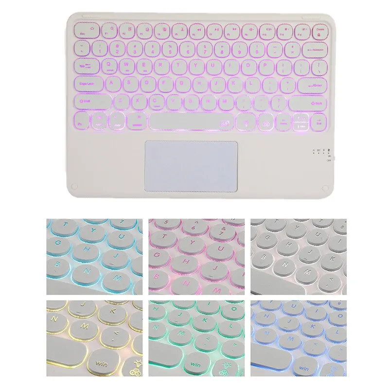 Imagem -04 - Capa de Teclado Retroiluminado com Slot para Caneta Funda Magnética para Redmi mi Pad se 11 Xiaomi Pad Pro 11 2023