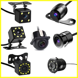 Uniwersalna samochodowa kamera cofania HD Fisheye widzenie nocne LED Backup kamera cofania CCD High Definition 170 szeroki kąt wodoodporny