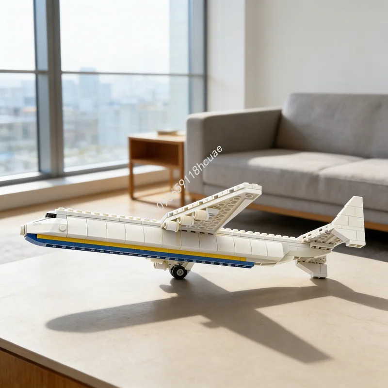 

174pcs MOC Promotional Airlines Antonov An Model Building Blocks Construction Christmas Gift Assemble DIY Toys Creative Idea