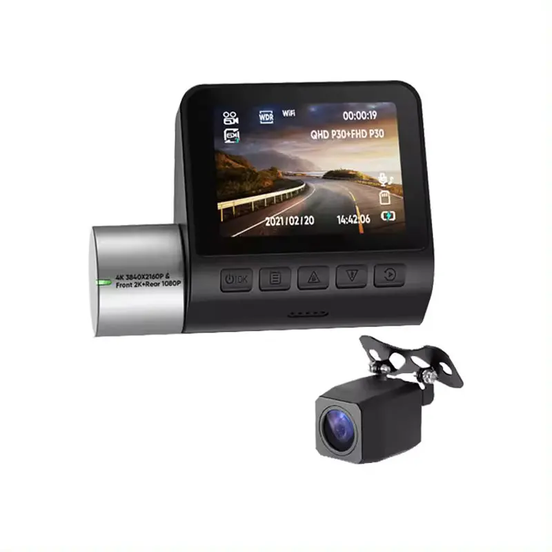 

Car Dash Cam 4k Dual Lens 360 Degree Dash Camera Car Dvr Dual Lens Car Dashcam Wifi Dash Cam Front and Rear 2'' Dashcam