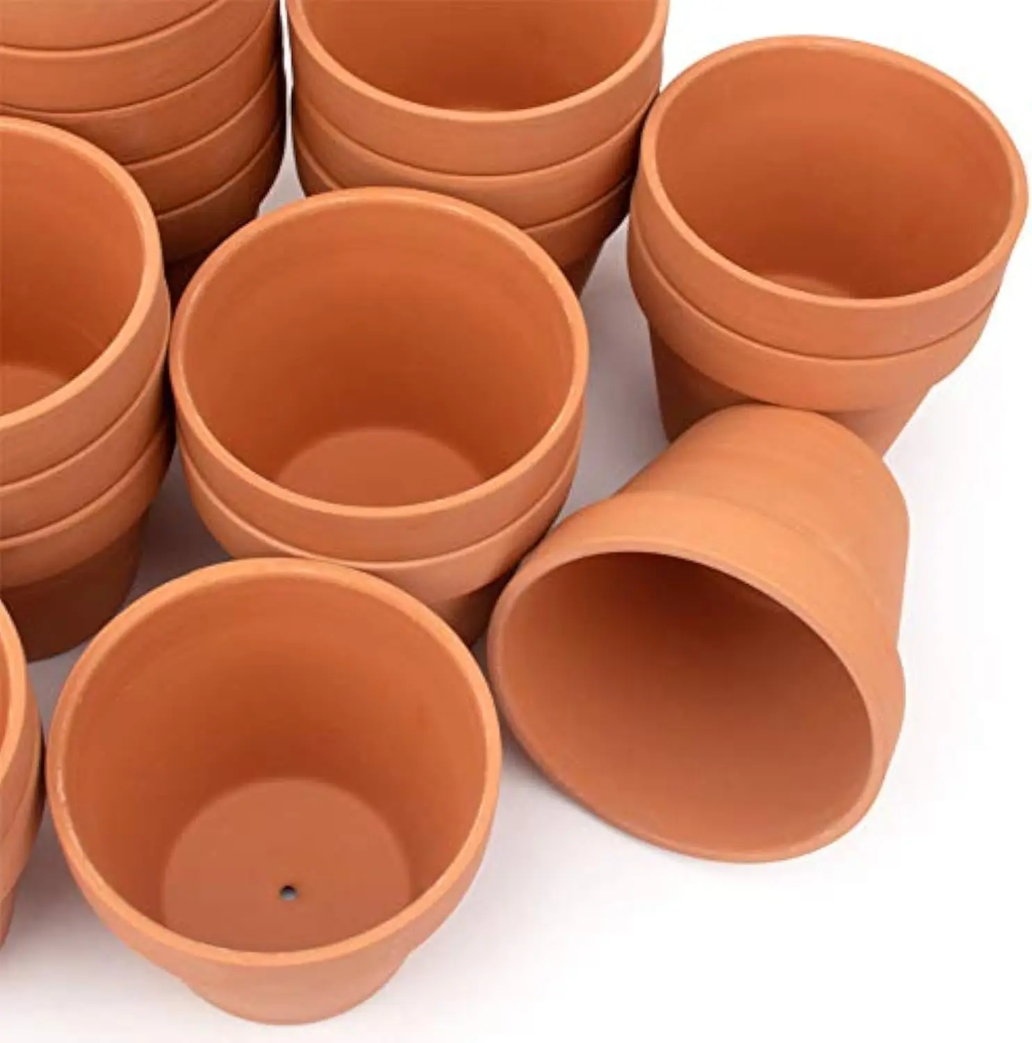 

[26 Pack] 4" Planter Nursery Pots Terracotta Pot Clay Pots Clay Ceramic Pottery Cactus Flower Pots Succulent Nursery Pot