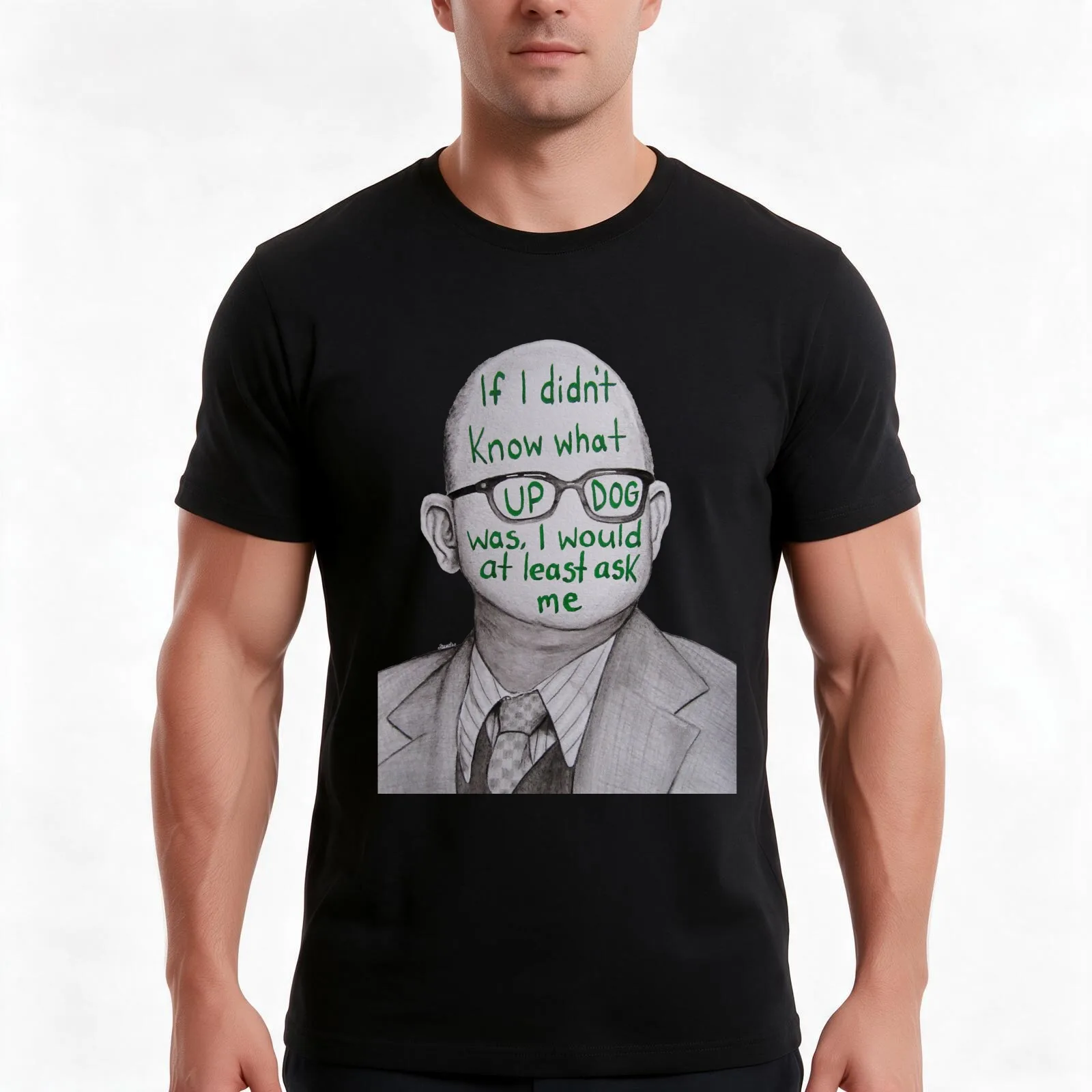 Colin Shadows Quote T-Shirt, Summer Casual Cotton Tee, Oversized Streetwear Tops, Vintage Graphic Print, Loose Fit Short Sleeve