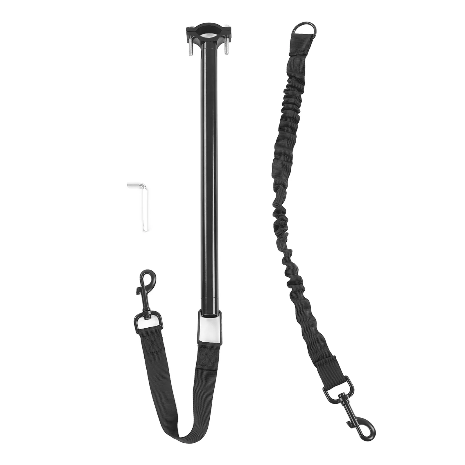 

Велосипедный поводок для собак, нейлоновый металлический выдвижной поводок для домашних животных для езды на велосипеде, тренировок, бега, выдвижной поводок для собаки