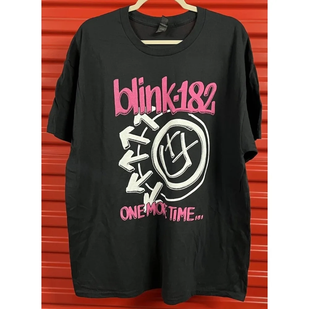 Retro Blink 182 One More Time Punk Rock Band Sommer Neue Freizeitmode, geeignet für Männer und Frauen