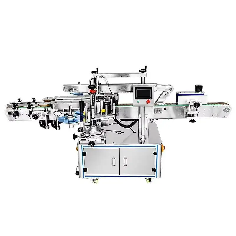 

Flat Bottle Double-sided Labeling Machine Neck Labeling Machine Fully Automatic Laundry Detergent Double-sided Labeling Machine
