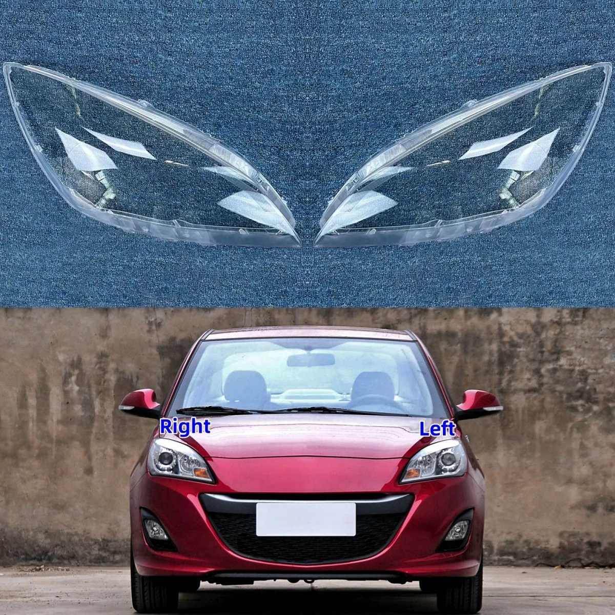 

Аксессуары для Changan Alsvin V5 2012, заменяют прозрачные автомобильные фары из ПК, линзы для фар