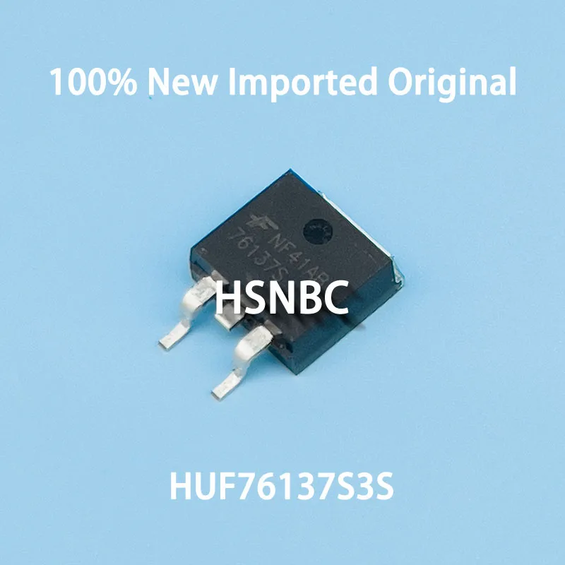 

10Pcs/Lot HUF76137S3S 76137S HUF76137S TO-263 30V 75A MOSFET Power Transistor 100% New Imported Original