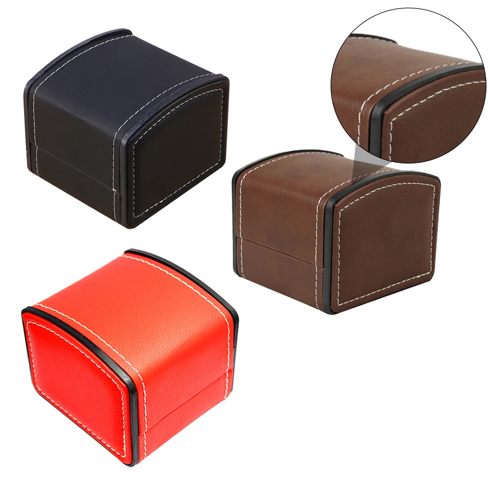 

3 Pcs Watch Box Wrist Case Storage Gift Container Jewelry Organizer Travel Elegant Design Durable Safe Smooth Material