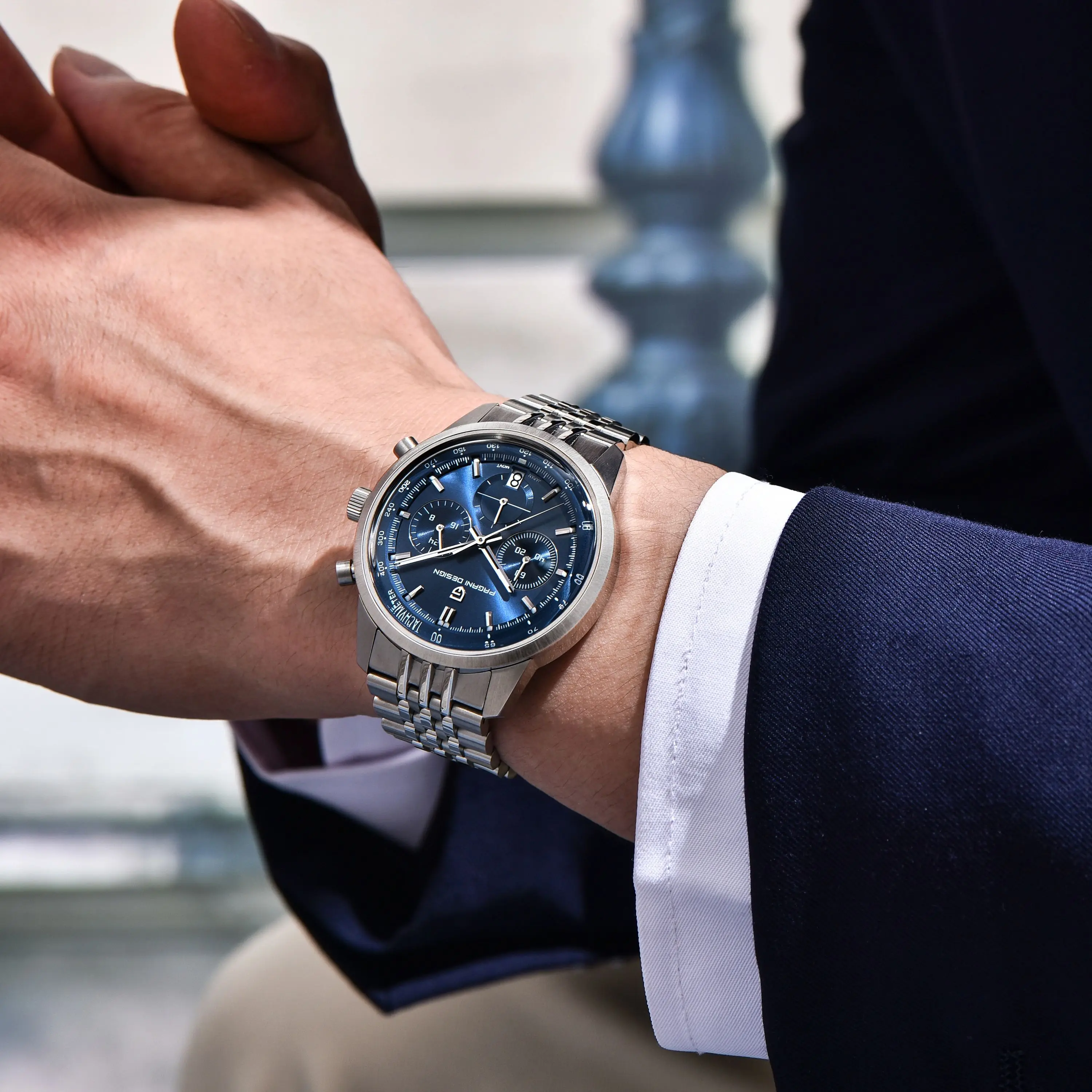 PAGANI DESIGN 2026 New Multifunctional Speed Chronograph Japan VK63 Movt Quartz Watch For Men  Stainless steel Wrist watch Men