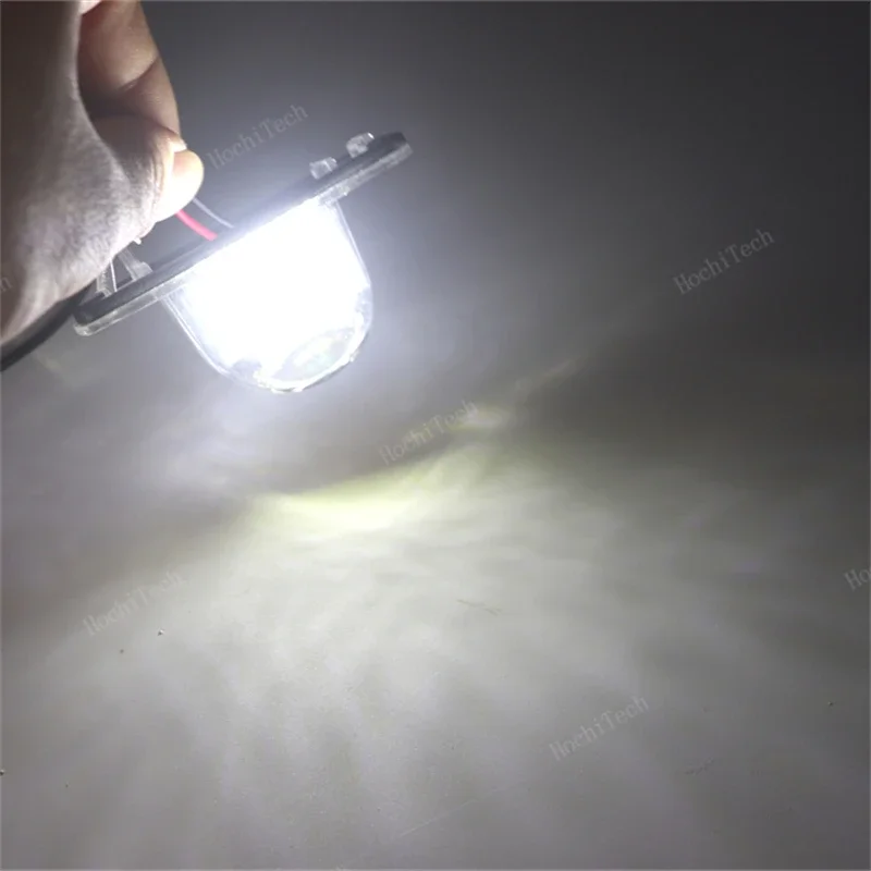 2PCS Rear Tail Number Plate Lamp Upgrade Lighting Assembly Error Free for Honda Crv Fit Odyssey Jazz Hrv Frv CR-V Stream