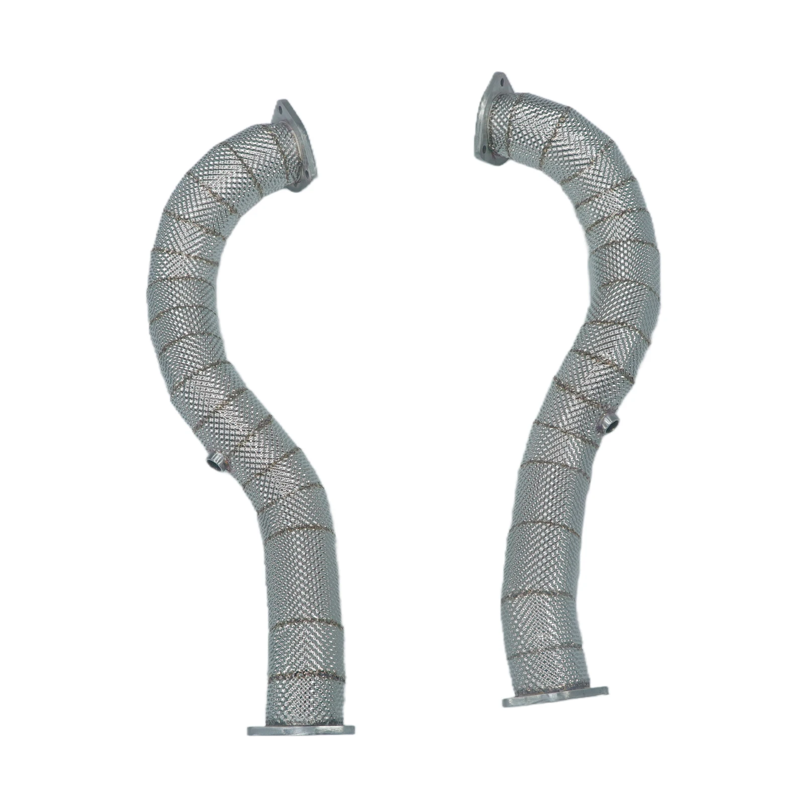 High Performance Stainless Steel 3.0T Straight Header Downpipe JIAJUN  718 Boxster GT4 RS 2022+ (Euro 6) Heat