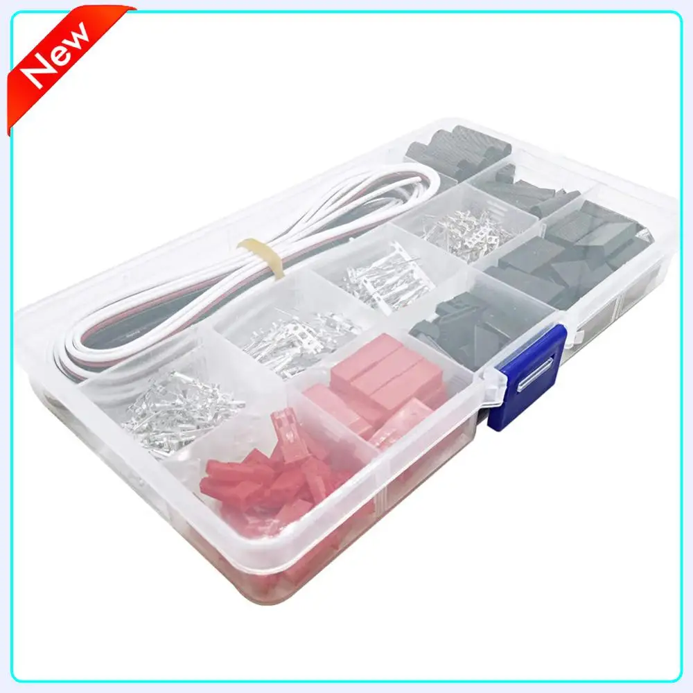 400pcs DIY Servo Extension Cable 22AWG Wire for JR JST SYP Futaba Male Female Jumper Cable Plug for RC Robot Airplane Car Servo