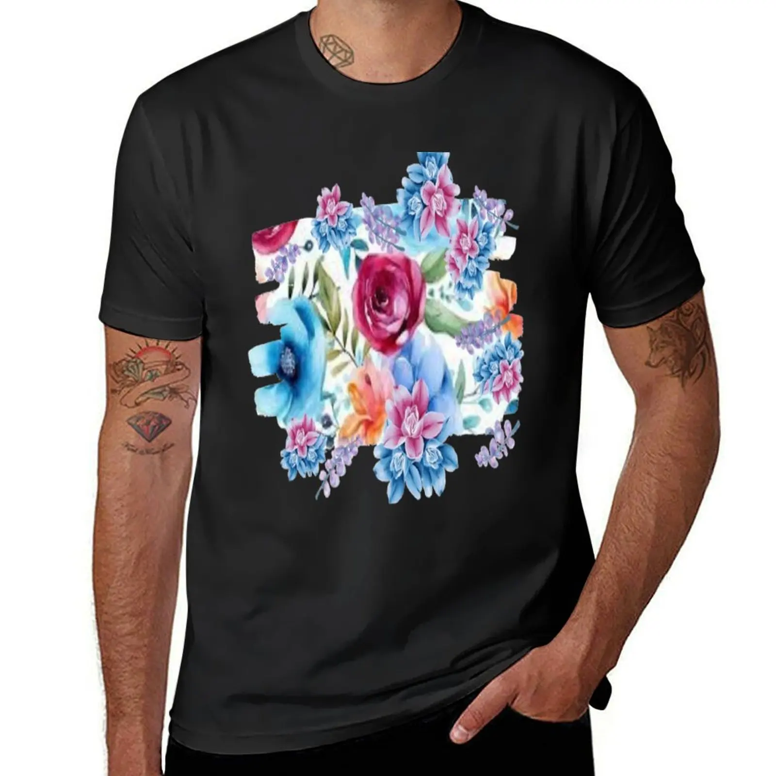 Spring Blossoms, Bohemian design, Abstraction, bold colorful abstract playful design inspired by nature T-Shirt