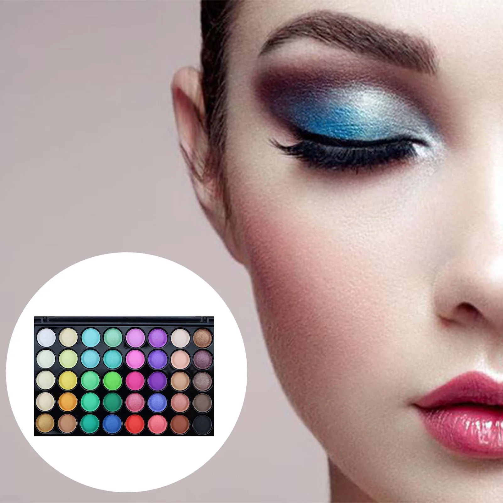 女性のためのアイシャドウパレット、顔料、長持ち、耐久性、オフィス、都市の女の子、ファッション、40色