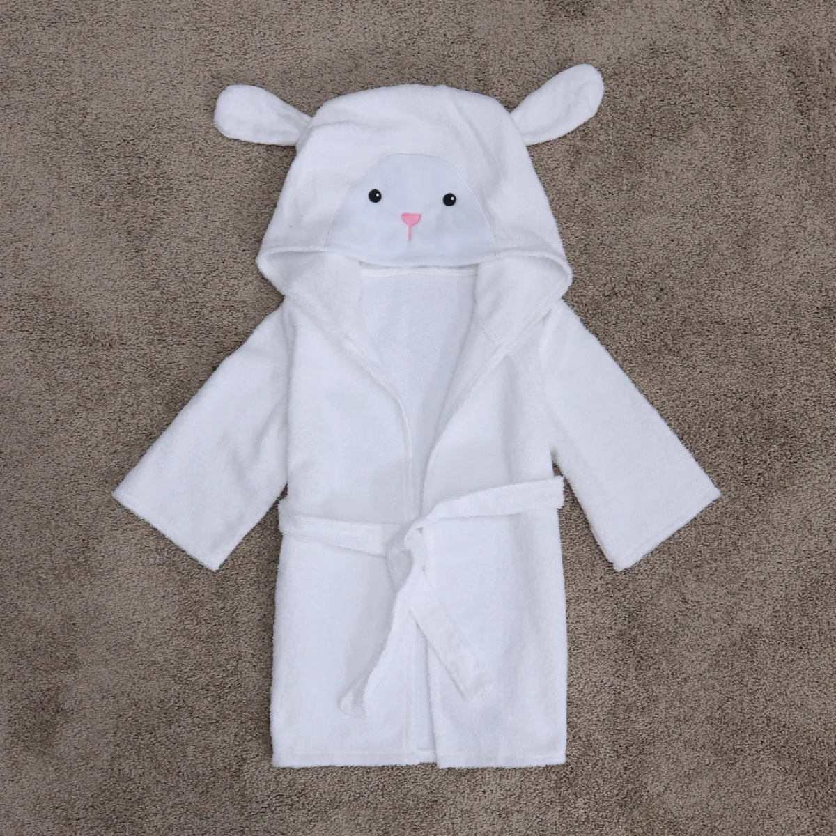 منشفة حمام بتصميم حيواني بعمر 2-3 سنوات، رداء قطني للأطفال الصغار، رداء حمام للرضع سريع الجفاف وقابل للغسل