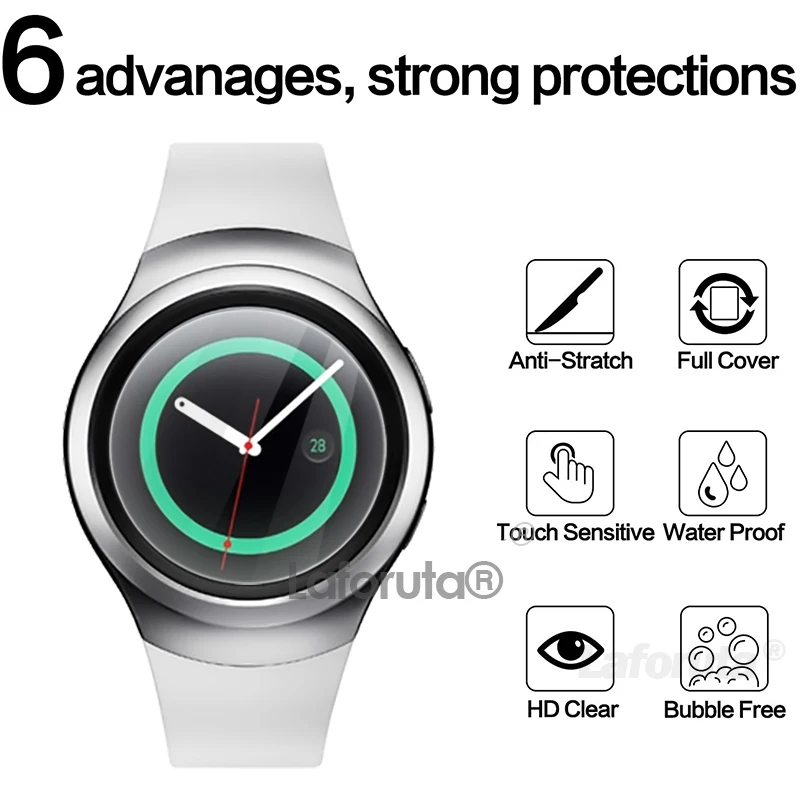 9H Premium Tempered Glass for Samsung Gear S2 Protector Film Gear sport Gear S4 Screen Protector Glass Smartwatch Accessories