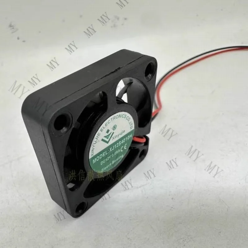 

TT 1PCS XJ12S4010H DC12V 0.09A 40*40*10MM 2-wire silent cooling fan